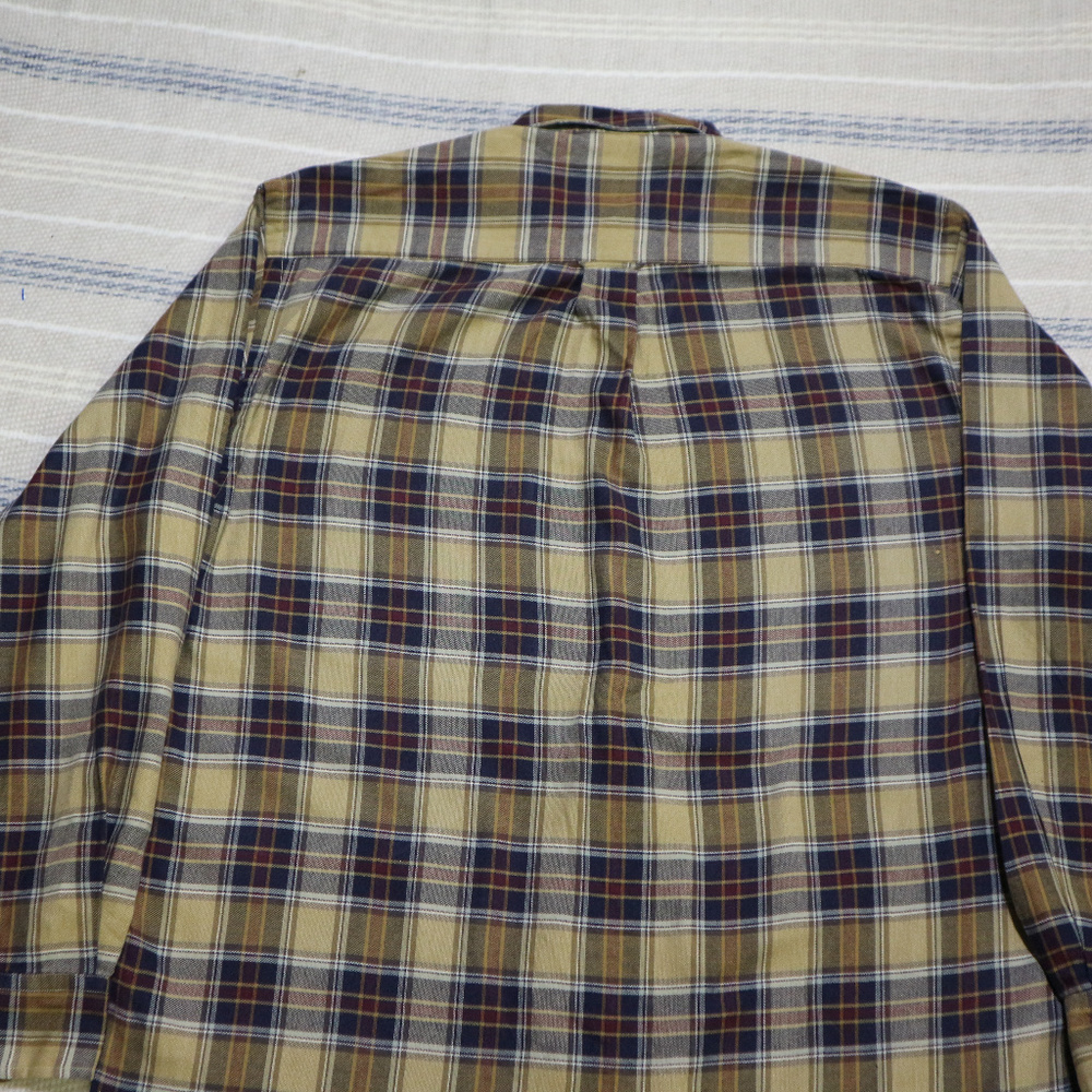 VTG NAUTICA Plaid Long Sleeve Button Shirt Sz Med Men - Picture 4 of 8